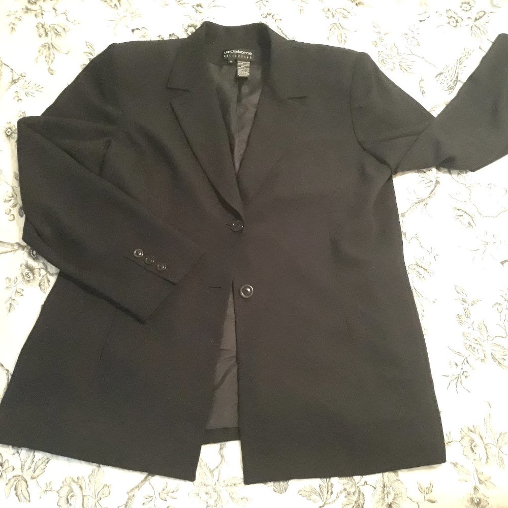 Liz Claiborne Women's Blazer Size 16 Dark Navy